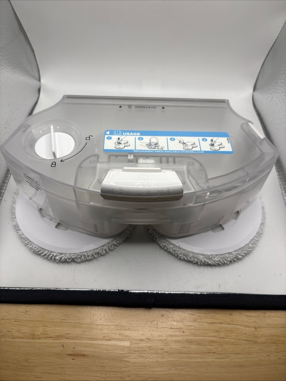 Bissell Genuine SpinWave Robotic Vacuum Wet Tank & Pads – Part #1624088